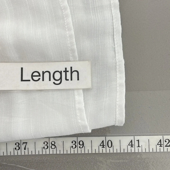 Love Tree Dress Womens Large White Maxi Panel Strapless Smocked Bohemian - Picture 17 of 17